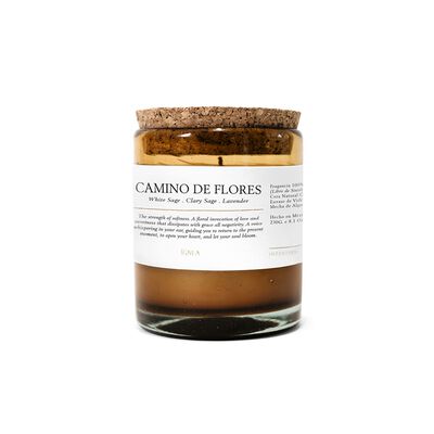 CAMINO DE FLORES NATURAL CANDLE (VELA AROMÁTICA NATURAL)